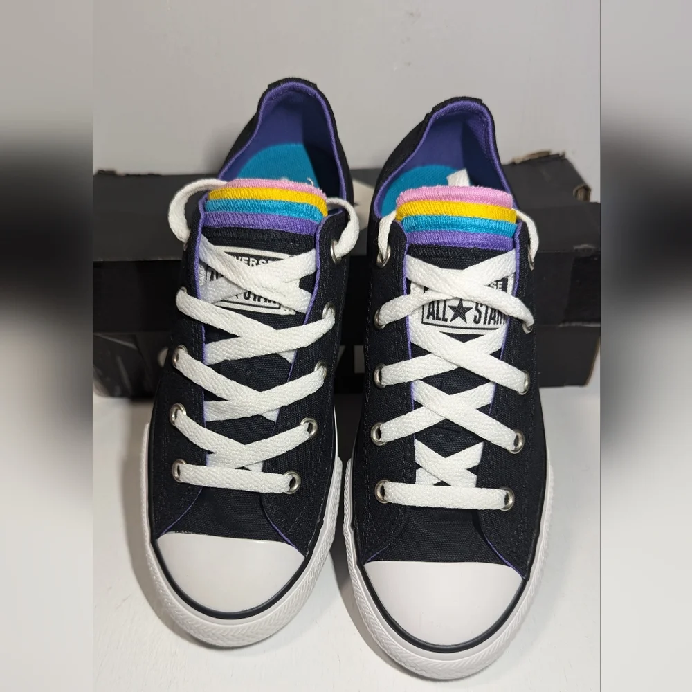 Converse Chuck Taylor All Star Multi-Tongue Low Sneaker Size 3.0